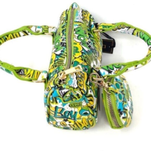 2-N-1 Graffiti Mini Handbag and Wallet - Picture 5 of 5